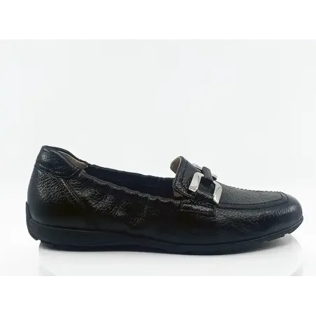 Mocassins 24653 Bleu cuir