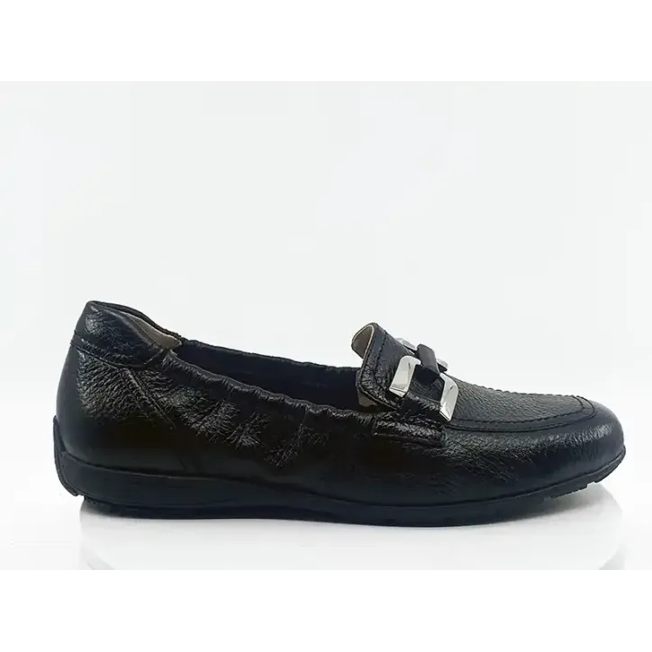 Mocassins 24653 Bleu cuir
