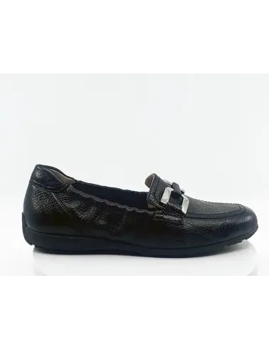 Mocassins 24653 Bleu cuir