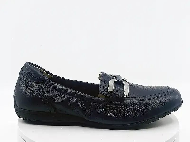 Mocassins 24653 Noir cuir