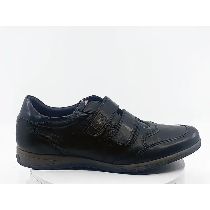 Mocassins 9262 noir bleu cuir