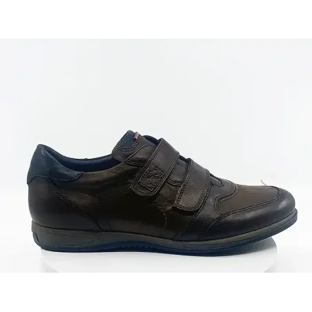 Mocassins 9262 Marron bleu cuir