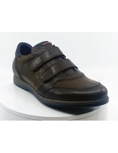 Fluchos 9262 - Mocassins en cuir pour homme avec semelle antidérapante