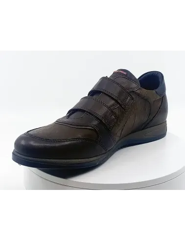 Fluchos 9262 - Mocassins en cuir pour homme avec semelle antidérapante