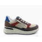Sneakers 57702 Beige Camel Bleu Sneakers 57702 Beige Camel Bleu