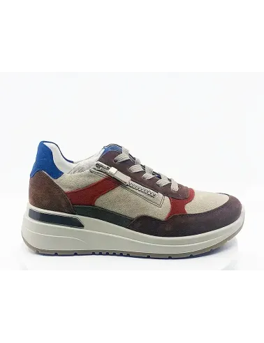 Sneakers 57702 Beige Camel Bleu - ara