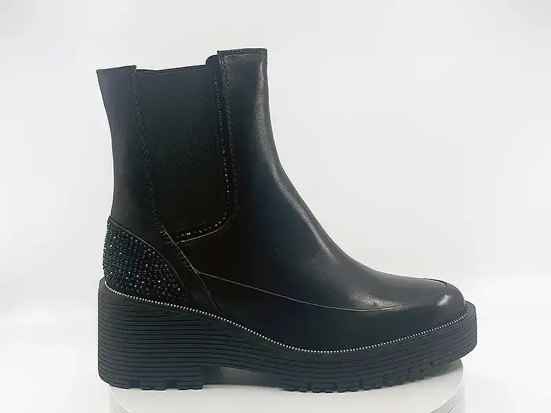 Boots Sadhy-04 Noir Cuir