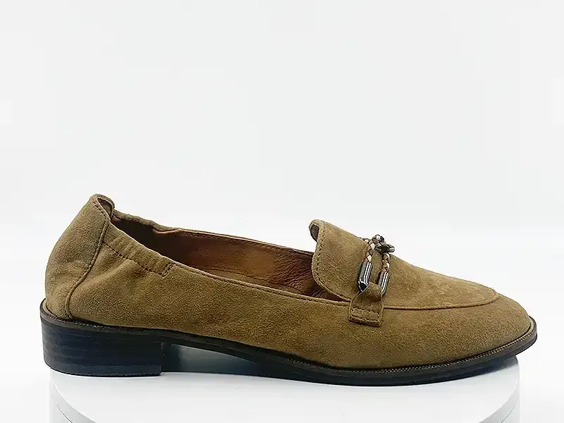 Mocassins Isco Beige velours