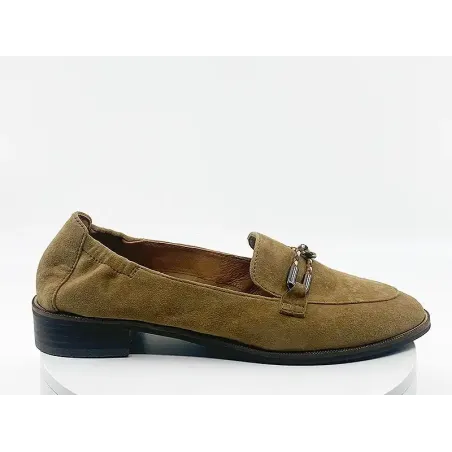 Mocassins Isco Beige velours