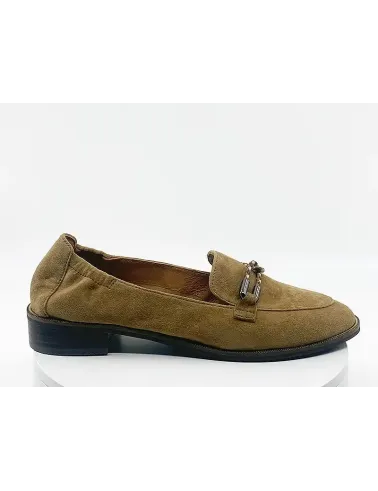Mocassins Isco Beige velours