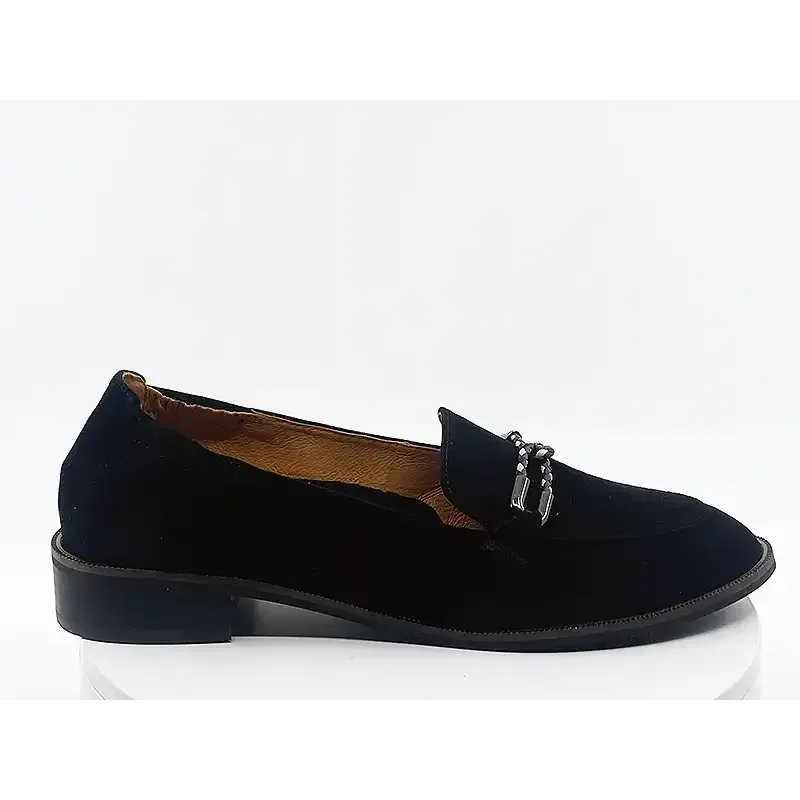 Mocassins Isco Noir Velours Mocassins Isco Noir Velours
