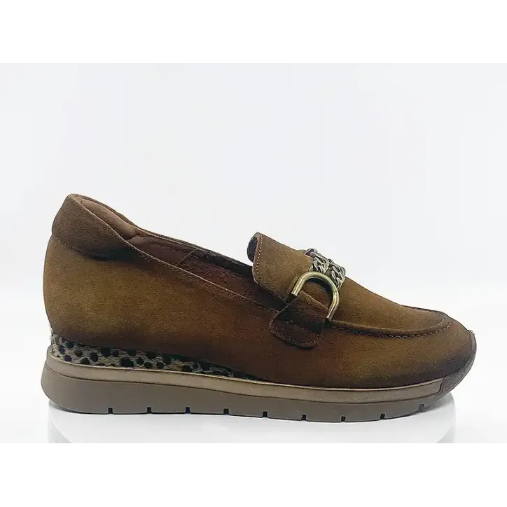 Mocassins Pognal Cognac Velours