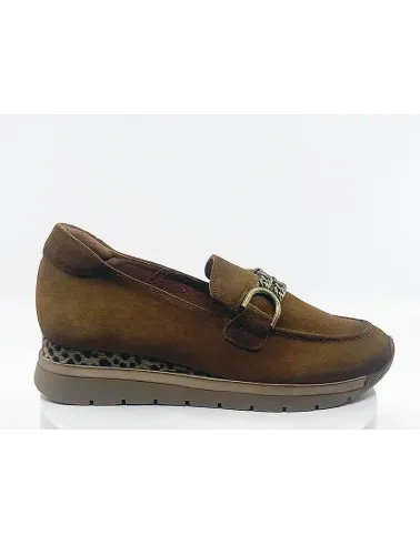 Mocassins Pognal Cognac Velours