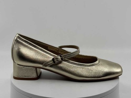 Ballerines kelly Platine cuir Reqin's
