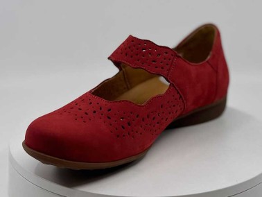 Ballerines Fabienne rouge