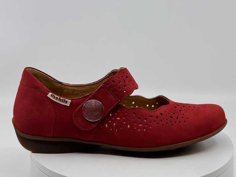 Ballerines Fabienne rouge MEPHISTO