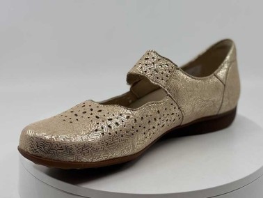 Ballerines Fabienne cuir doré MEPHISTO chez FRANCEL Chaussures