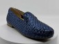Mocassins 20100 bleu ciel tressé