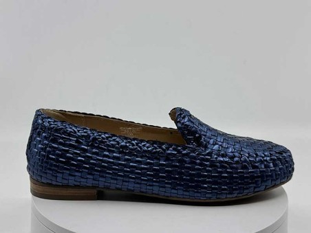 Mocassins 20100 bleu ciel tressé ARA