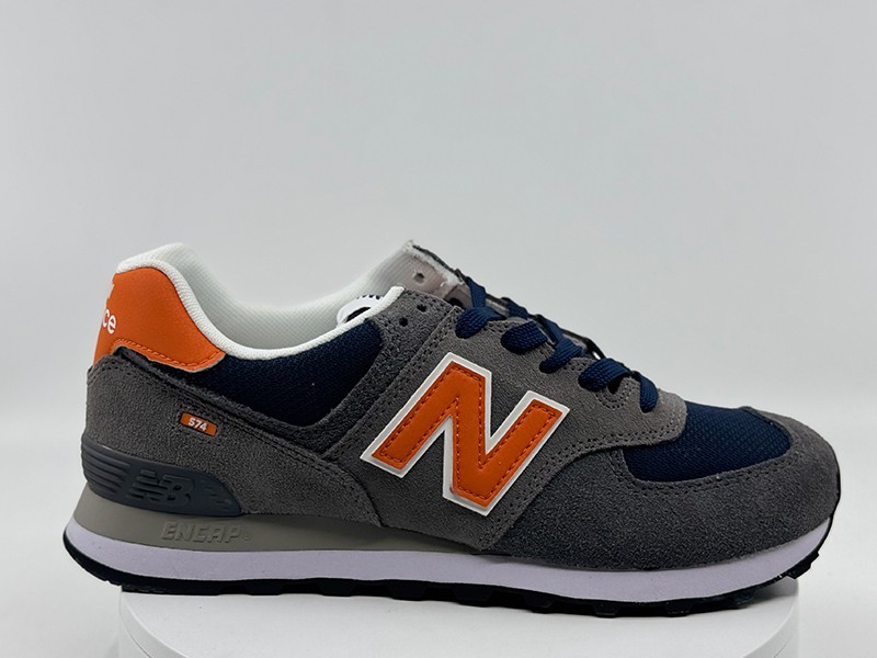 Sneakers ml574eaf gris/noir/orange NEW BALANCE