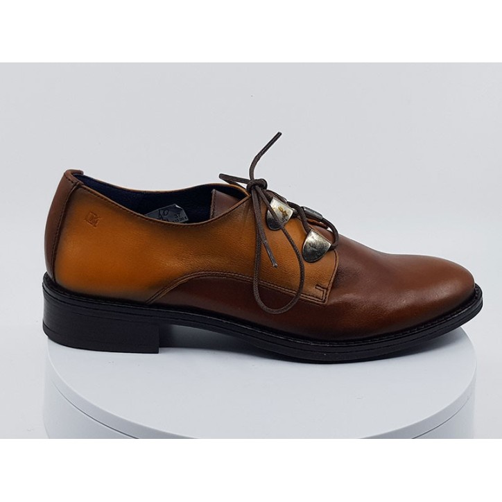 Derby Cuir jaune / marron