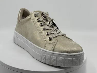 Baskets dorées MARCO TOZZI  pour Femme | FRANCEL Chaussures
