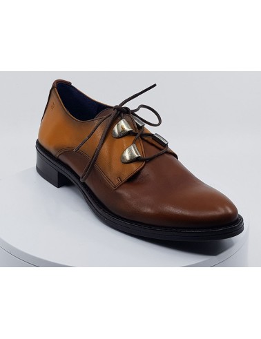 Derby Cuir jaune / marron