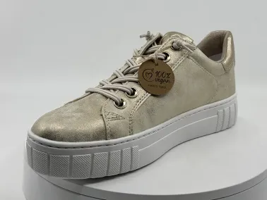 Baskets dorées MARCO TOZZI  pour Femme | FRANCEL Chaussures