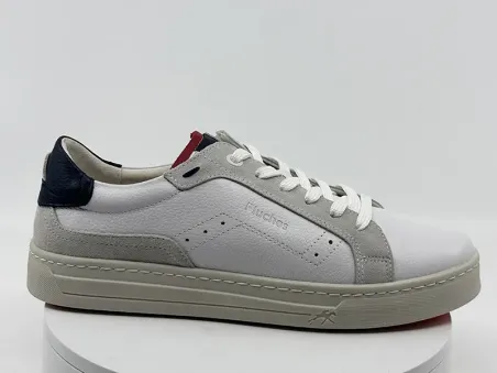 Sneakers F2216 Blanc cassé  Cuir - Fluchos
