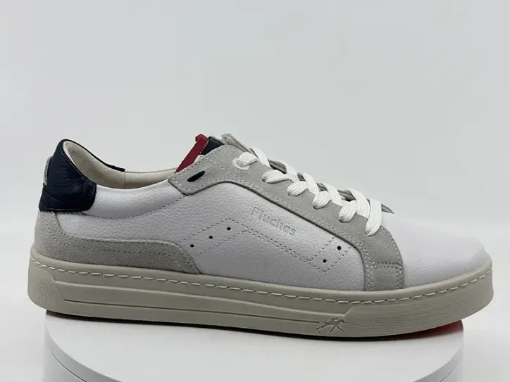 Sneakers F2216 Blanc cassé  Cuir - Fluchos