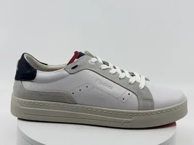 Sneakers F2216 Blanc cassé  Cuir - Fluchos