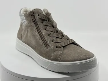 Baskets montantes  beige argent ARA I  FRANCEL Chaussures