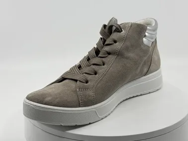 Baskets montantes  beige argent ARA I  FRANCEL Chaussures