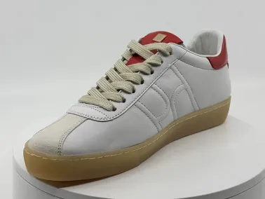 Baskets 100310 blanc corail  I FRANCEL Chaussures