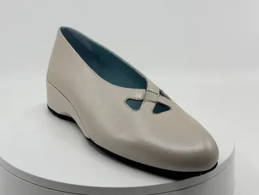 Ballerines Ivoire en cuir  RABOTIN I FRANCEL chaussures