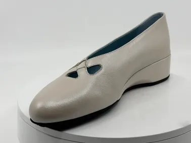 Ballerines Ivoire en cuir  RABOTIN I FRANCEL chaussures