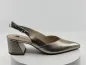 Escarpins 104611  cuir doré