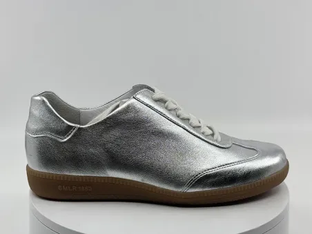 Baskets s4036 argent cuir - SEMLER