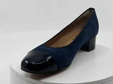 Ballerines 34613 marine cuir VITULLI - FRANCEL Chaussures