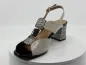 Sandales 34724 beigae/noir vernis