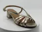 Sandales 34706 doré cuir