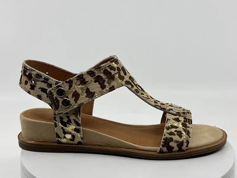 Sandales Oisin Beige Léopard - Mamzelle