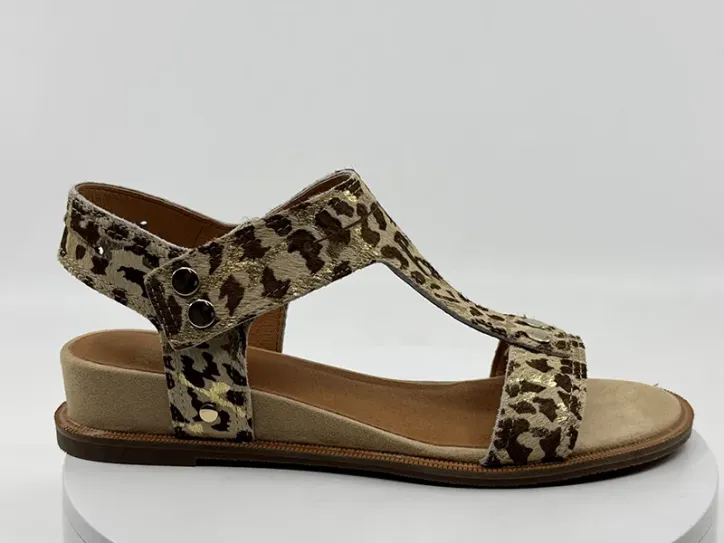 Sandales Oisin Beige Léopard - Mamzelle