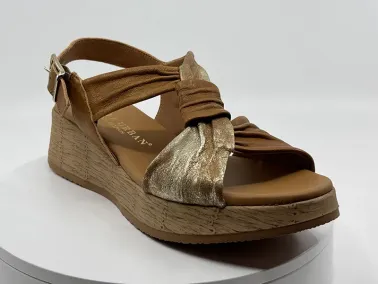 Sandales camel PAULA URBAN pour Femme | FRANCEL CHAUSSURES