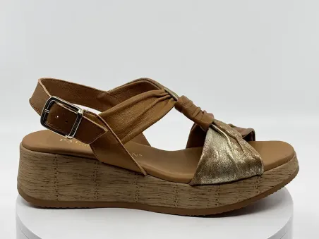 Sandales 33-710 Camel / Doré - PAULA URBAN