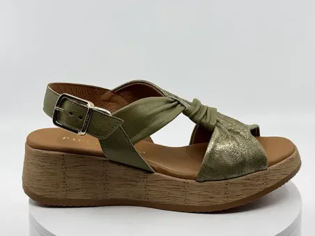 Sandales 33-710 kaki / Doré - PAULA URBAN