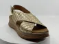 Sandales 24-774 Doré cuir