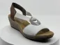Sandales 624h6 Blanc Cognac