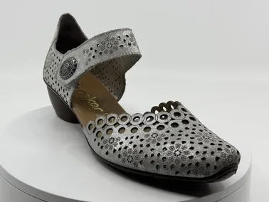 Sandales argent pour femme chez FRANCEL Chaussures