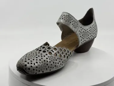 Sandales argent pour femme chez FRANCEL Chaussures